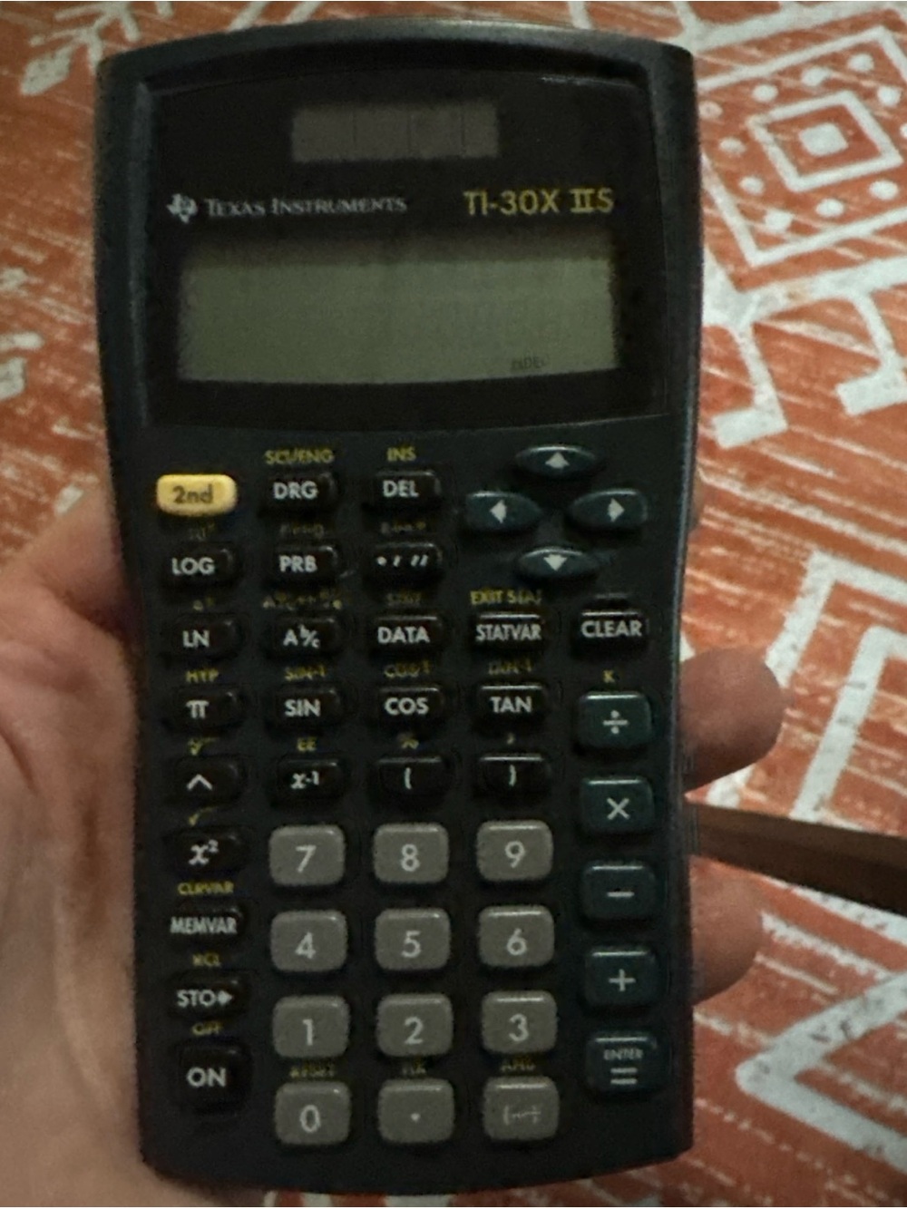 Texas Instruments TI-30X IIS Scientific Calculator - Black with Gray Keys